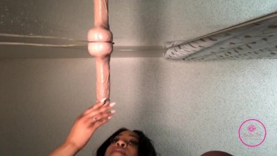 Throat and Pussy Stuffed Deep