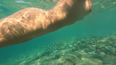 Underwater Fuck: Naughty Anal & Pussy Adventure on the Beach
