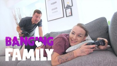 Fucking my Inked Step Sis Gamer
