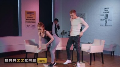 PAWG ginger Ella Hughes get dominated by Horny big dick