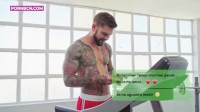 Fucking my Lover after Confinement Latino with a Fat Muscular Cock