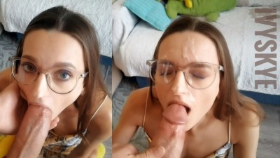 Nerdy Step Sister Persuaded me to Fuck