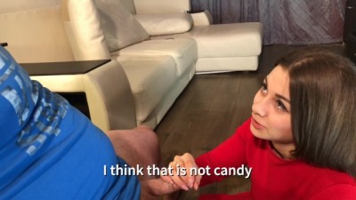 Sexy young girl play with transmission of her new friend (+18)