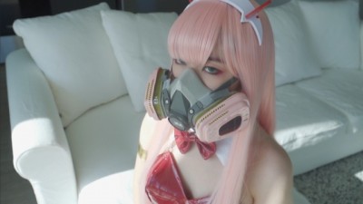 HongKongDoll - Sexy chinese girl in colorful mask fucks herself in quarantine