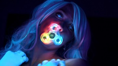 SecretCrush - Glowing Neon Teen Teases your Cock (+18)