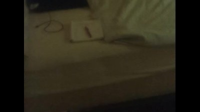 Trying to Cum in Besties Bed