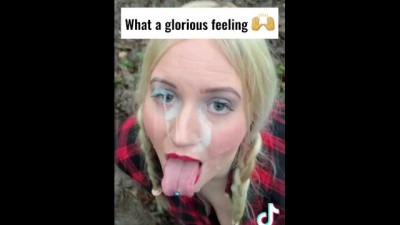 NSFW TikTok - Fucking in the Rain Cumshot