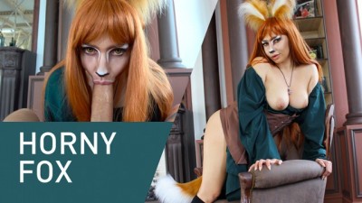 Kriss Kiss - Horny Fox Sucks Huge Cock Eagerly