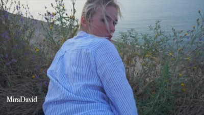 MiraDavid - Fucked out twice on a Public Beach
