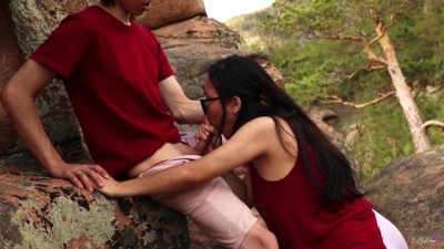 Outdoor Blowjob | Amateur Couple EllyDee Public
