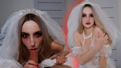 Vampire Bride Chose a Cock instead of a Glass of Red Liquid