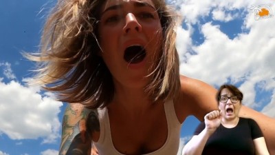 Amateur Outdoor Sex with Description for Deaf People