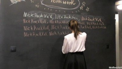 Old teacher fucked student in anal because