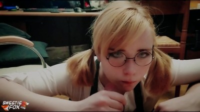 Honey Teenager Deep Sucking Huge Dick (+18)