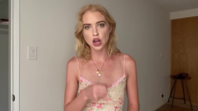 Stepsister Makes You Jerk Off In Front Of Her