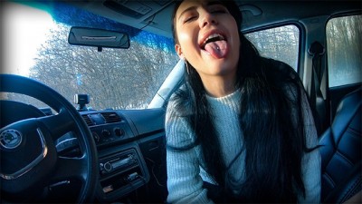 Greedy Blowjob By The Roadside Car Porn