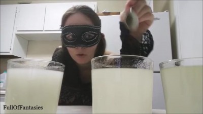 Making Fake Cum Experiment