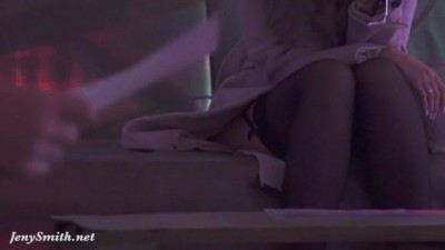 Jeny Smith teasing a stranger