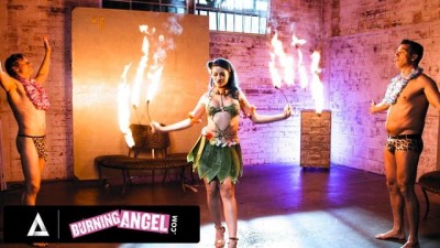 Hot Fire Dancer Jewelz Blu Gets Destroyed By