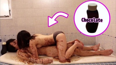 バレンタインに全身チョコをプレゼントしてきた彼女がエロい