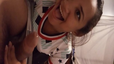 Spontaneous hard sex after Stepmom knocks the door.