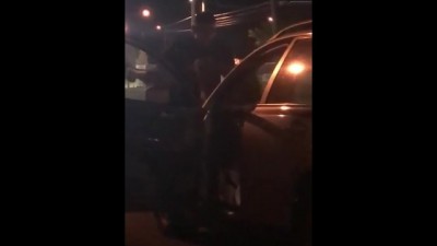 Security fucks Mature behind the club