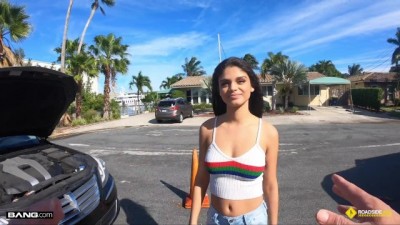 Roadside XXX - Cute Latina Teen Fucked By Roadside Assistance (+18)