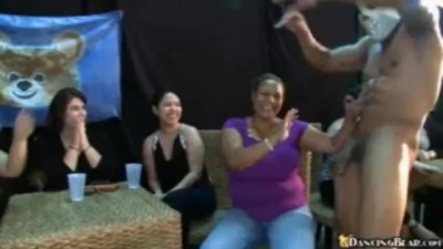Dancing Bear - Horny Big Boob Party Girls Jack Off & Suck Stripper Cock