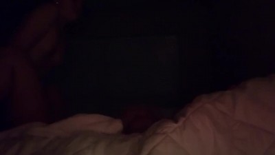 Lesbian sex in candlelight
