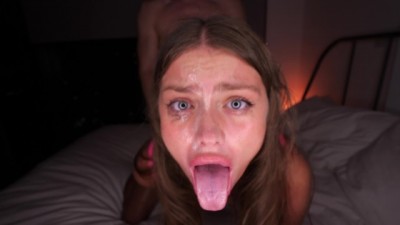 Sloppy blowjob, spit play and facefucking!