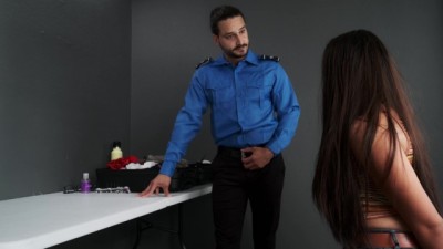 Agent found my naughty toys in my bag and took me to his office