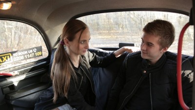 Female Fake Taxi - Fuck me in my fishnet stockings