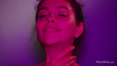 Horny girl's great solo sex