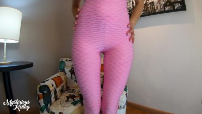 Messy BJ Ends with Massive Load on Leggings