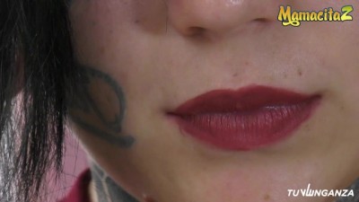 Tattooed Latina Brunette Gets Naughty and Cheats on Her Man!