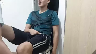 Stepbro's Special Gift: A Naughty Blowjob Surprise