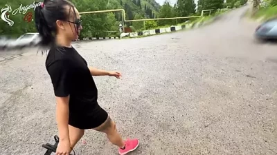 Explicit Tourist Adventure: Young Couple's POV Sex Vlog (+18)