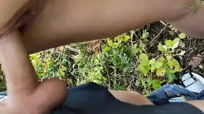 Public POV: Banging a Sexy Naked S-Wife in Broad Daylight