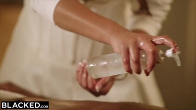 Celebrity's Deep Tissue Temptation by Seductive Masseuse