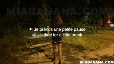 Streetwalker Gets Pounded in the Woods